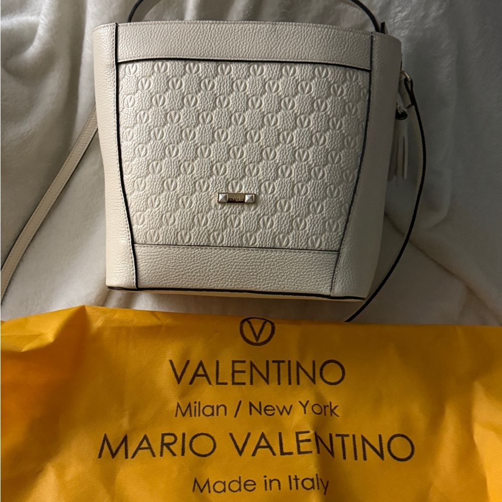 Valentino White Leather Women's Bag